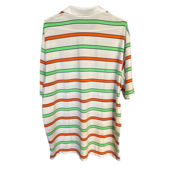 Nike Men's XL Striped Golf Polo Shirt Multicolor Short Sleeve - Picture 3 of 9